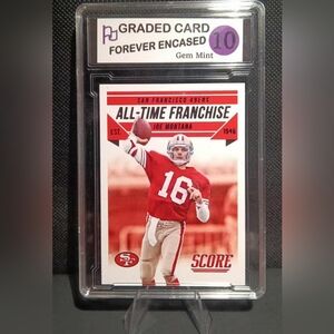 2015 Score Joe Montana All-Time Franchise #3 San Francisco 49ers
